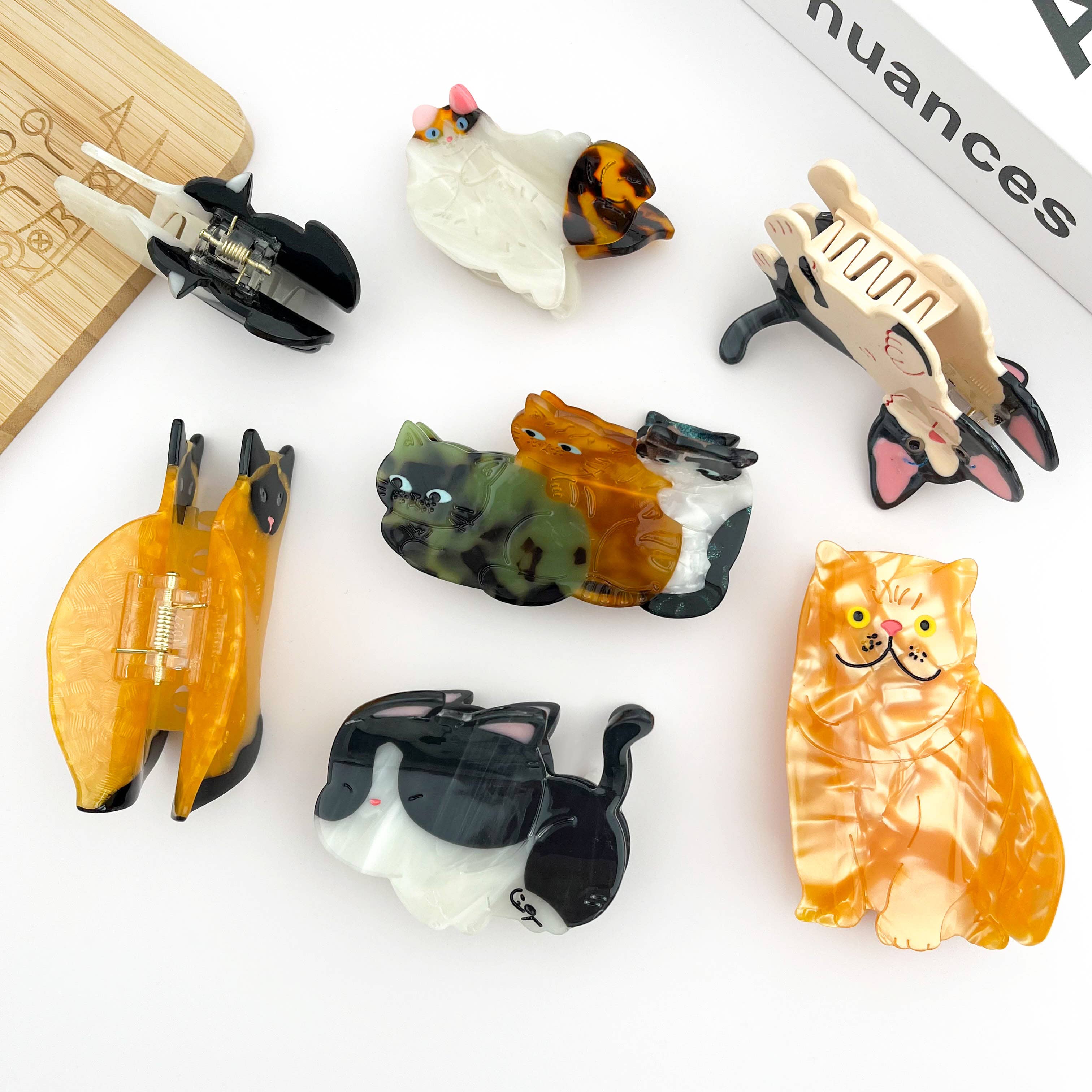 Adorable New Kitten Claw Clip, Pet Cat Hair Clip