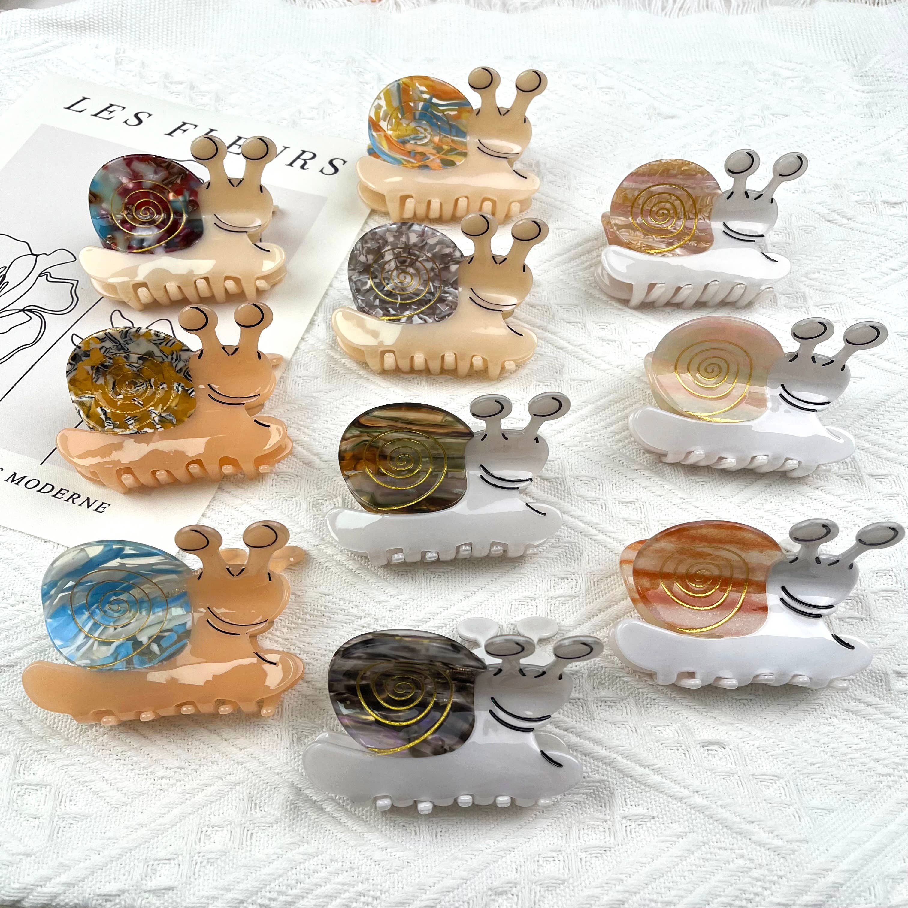 Cute Snail Hair Clip Animal Claw Clip