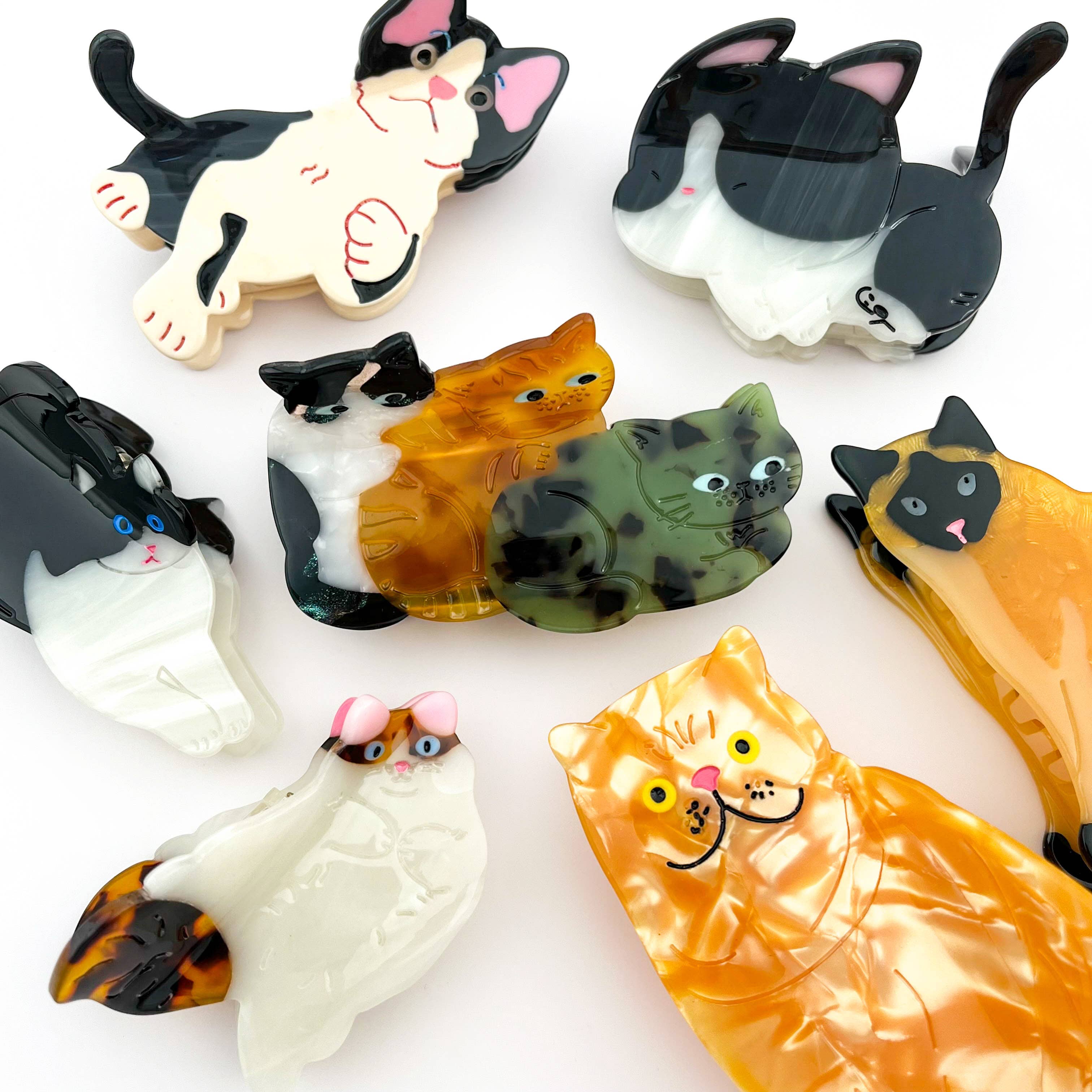 Adorable New Kitten Claw Clip, Pet Cat Hair Clip