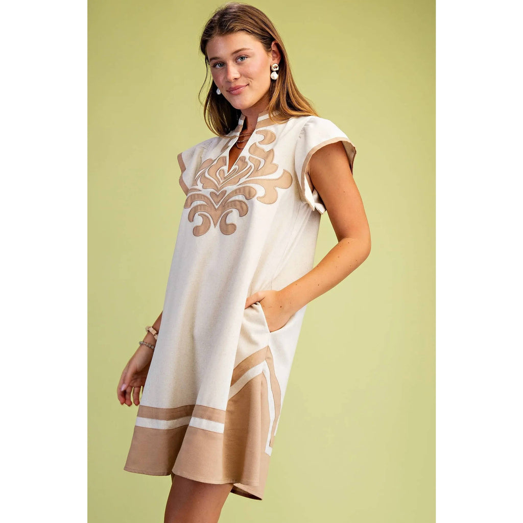 NEW V-Neck Mini Dress