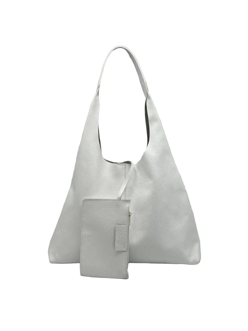 Women's Genuine Leather Hobo Bag, Made in Italy, art. 112710
