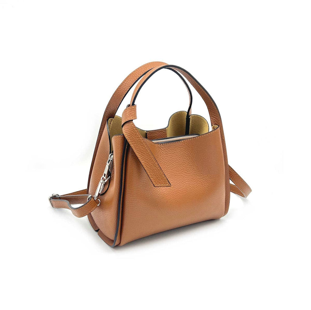 Genuine leather handbag, Made in Italy, art. 112551