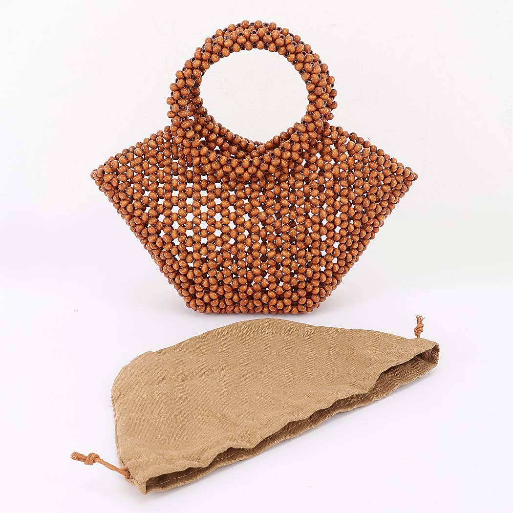 Handmade Wood Tote Bag