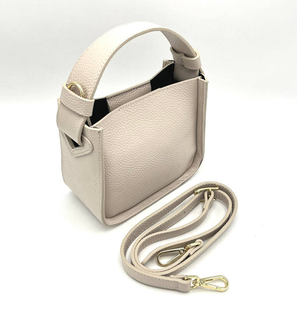 Genuine leather handbag, Made in Italy, art. 112303
