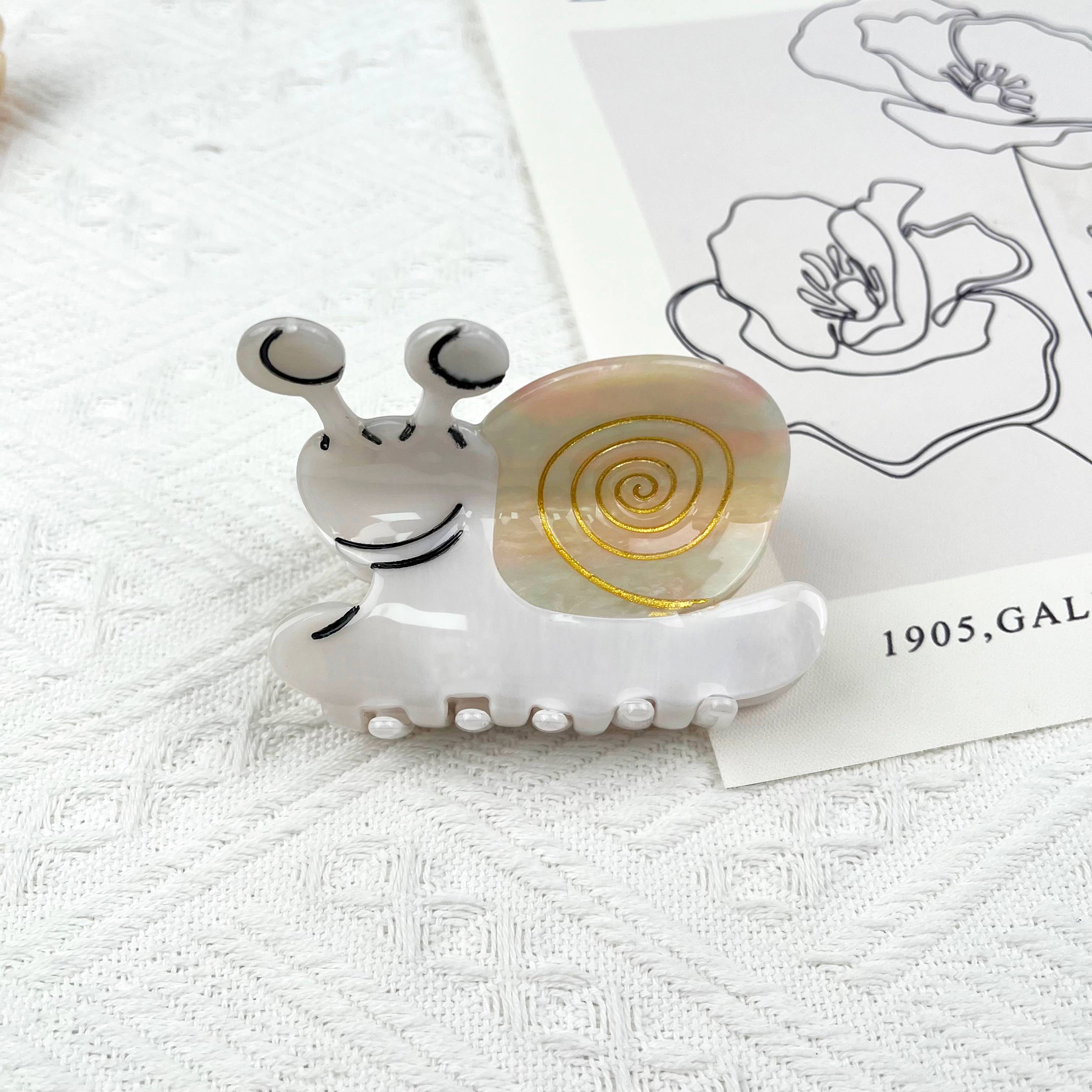 Cute Snail Hair Clip Animal Claw Clip