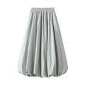 High Waist Paperbag Lantern Skirt – Women's Midi Skirt