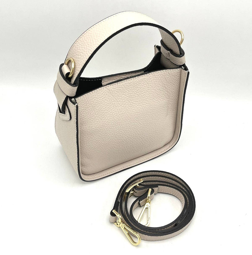 Genuine leather handbag, Made in Italy, art. 112303