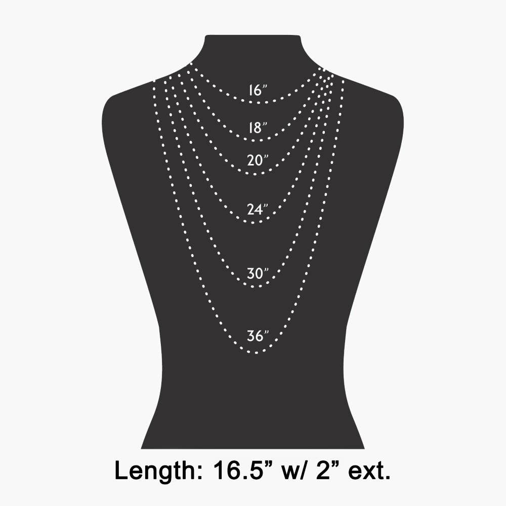 Faceted Square Stone Pendant Necklace Set