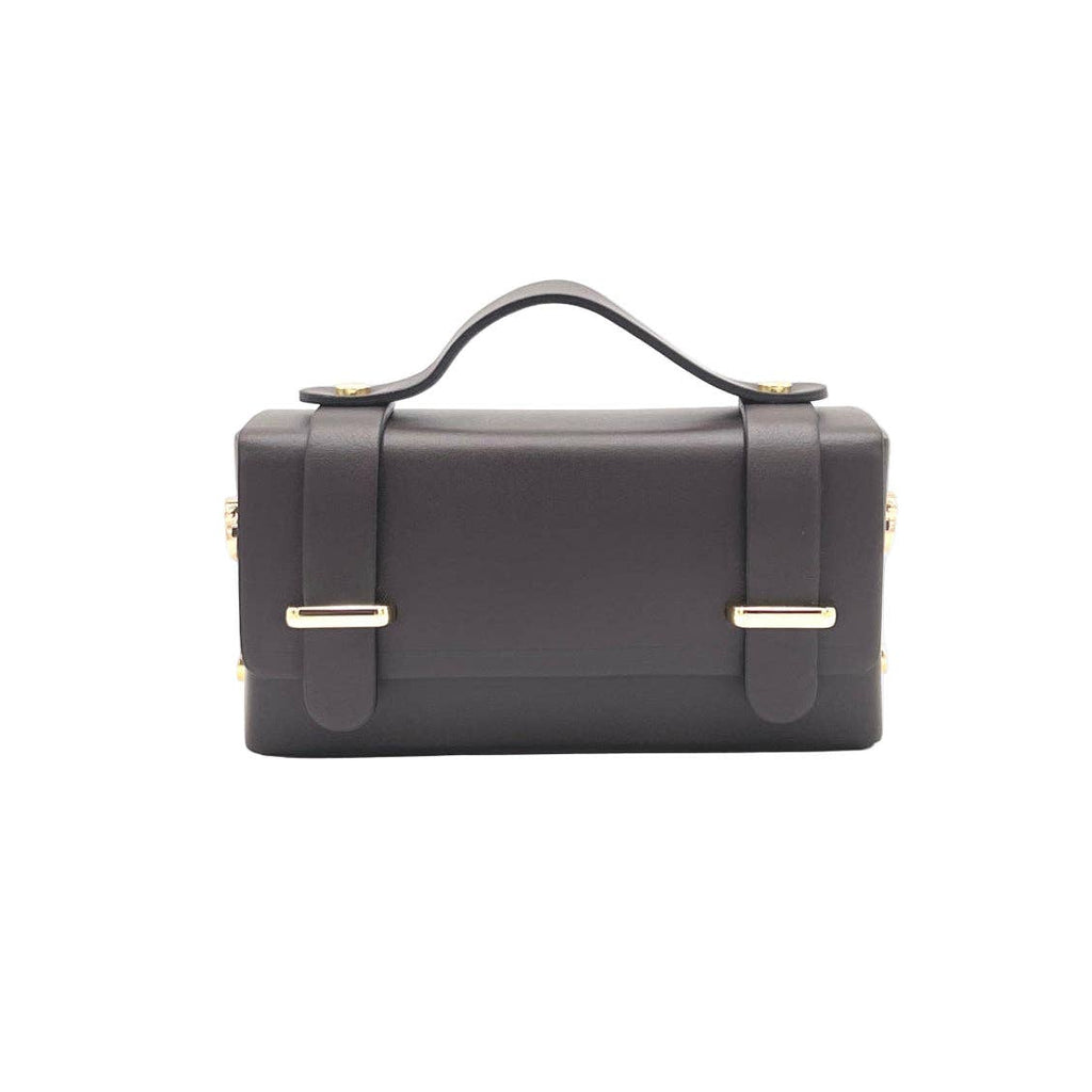 Genuine leather mini clutch bag with chain, Made in Italy, art. 112591New