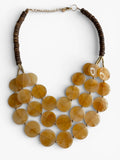 N5103 | Layered Acrylic Short Necklace | WZD2463