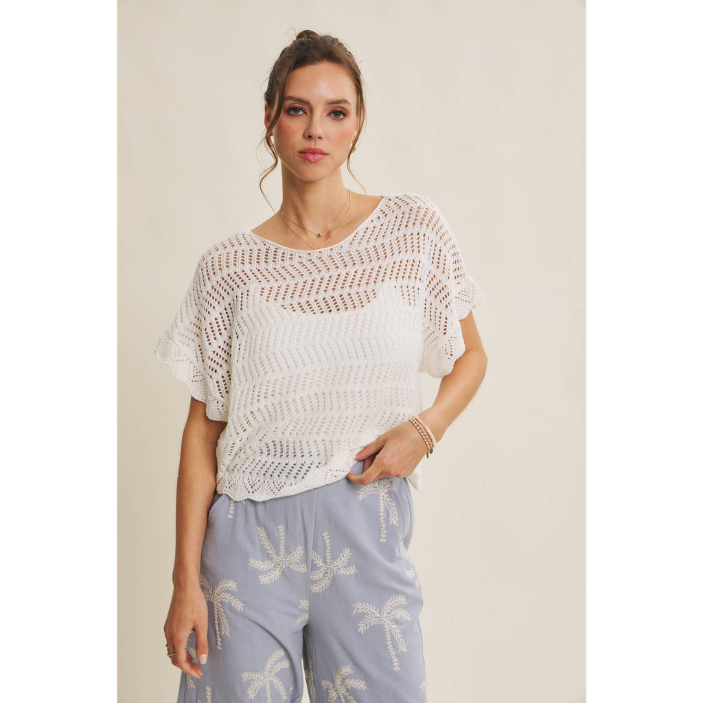 SUN-KISSED RESORT MOOD PALM TREE EMBROIDERED PANTS