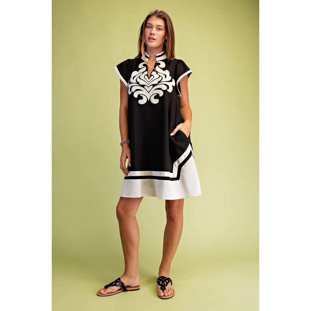 NEW V-Neck Mini Dress