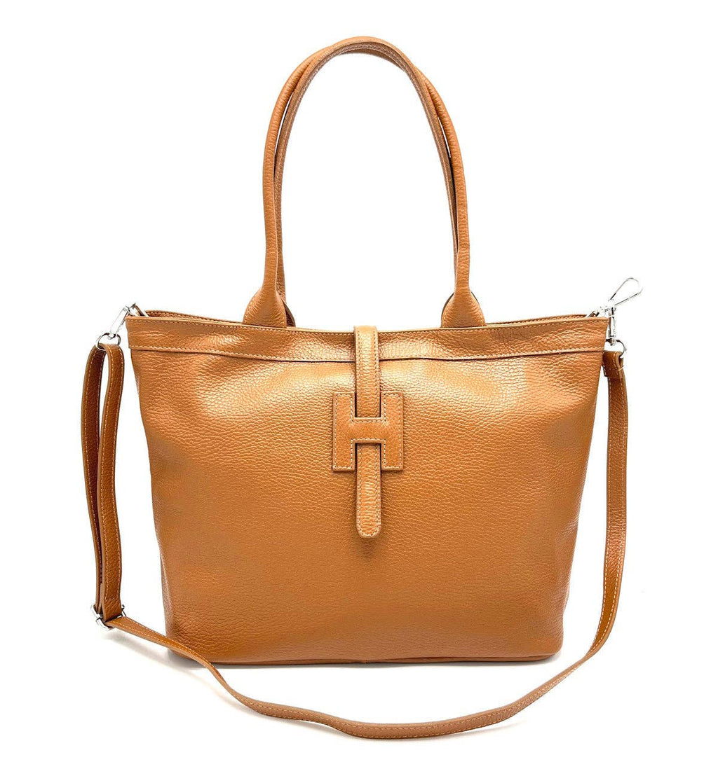 Genuine leather bag, big size, Made in Italy, art. 112477