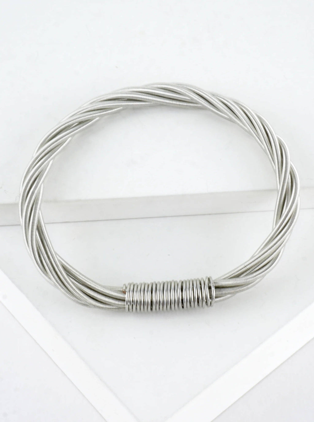Wired Stretch Piano Wire Bracelet