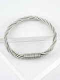 Wired Stretch Piano Wire Bracelet