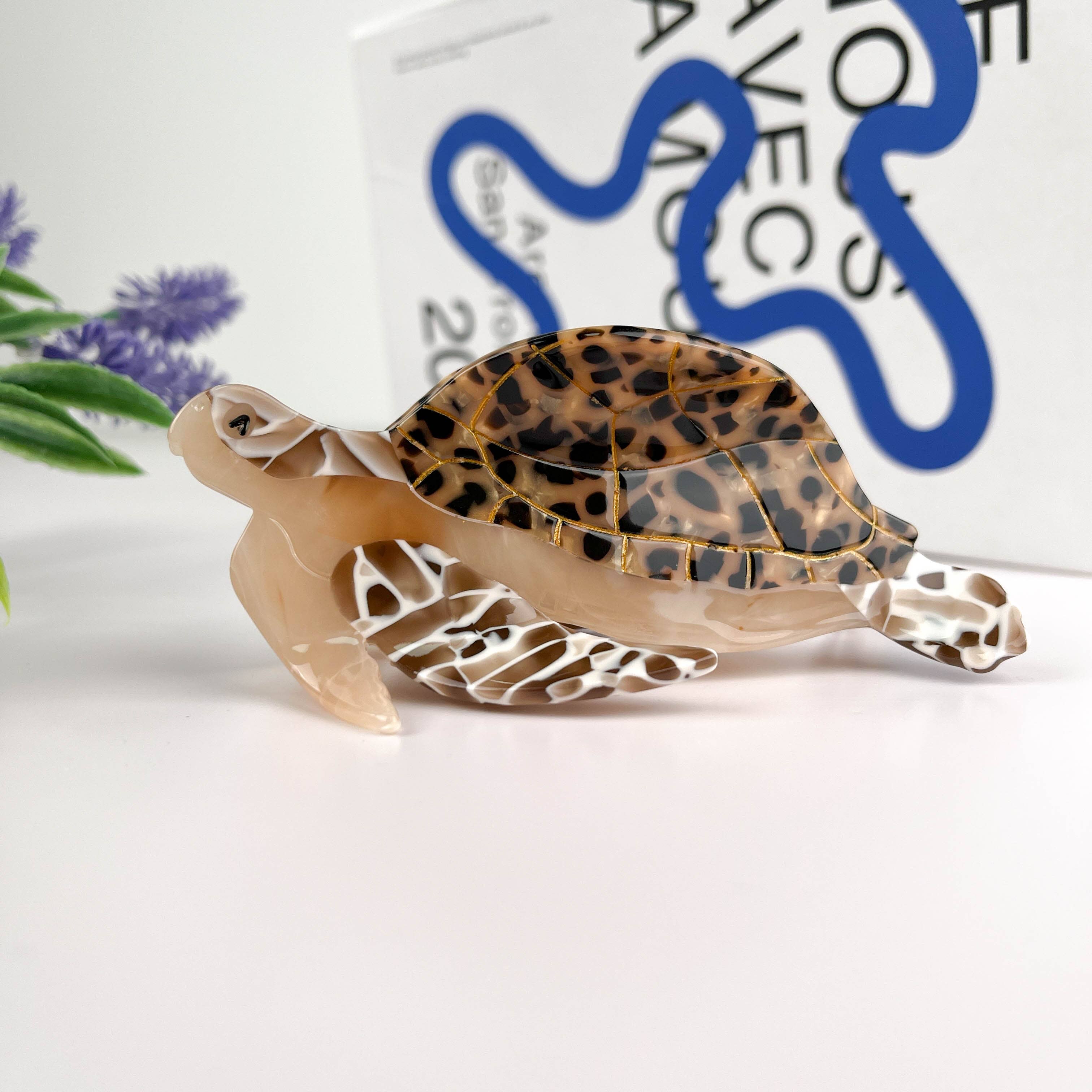 Turtle Hair Clip,Animal Claw Clip