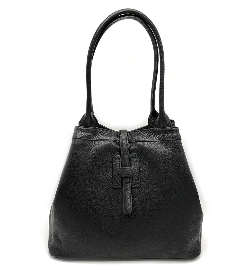 Genuine leather bag, big size, Made in Italy, art. 112477