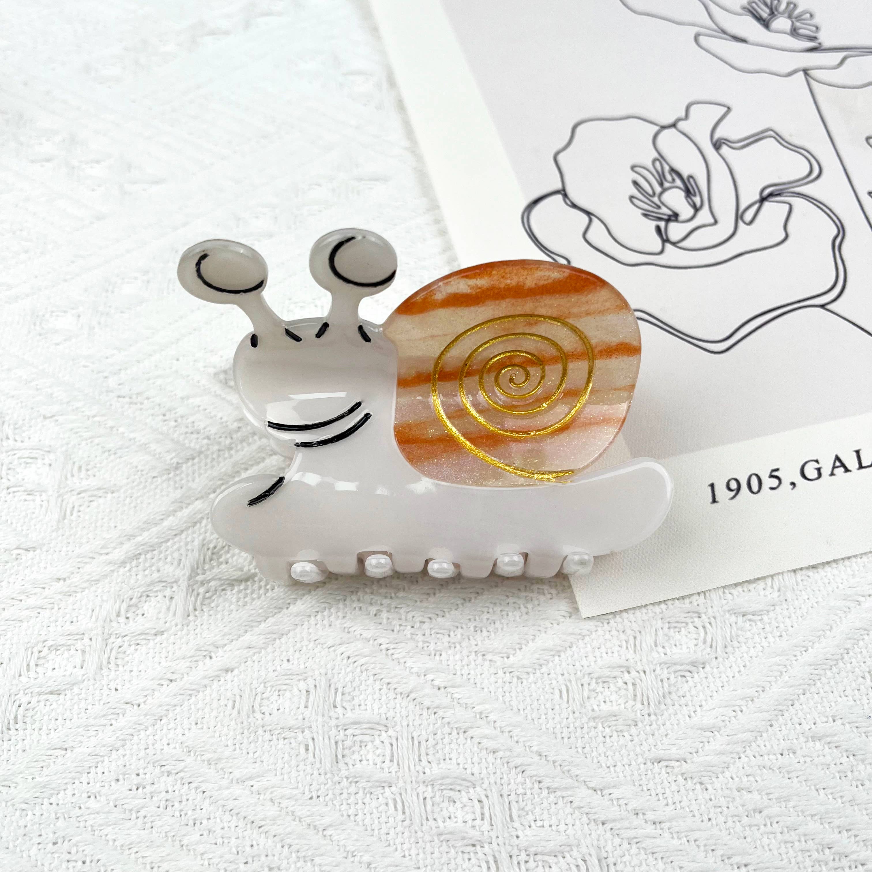 Cute Snail Hair Clip Animal Claw Clip