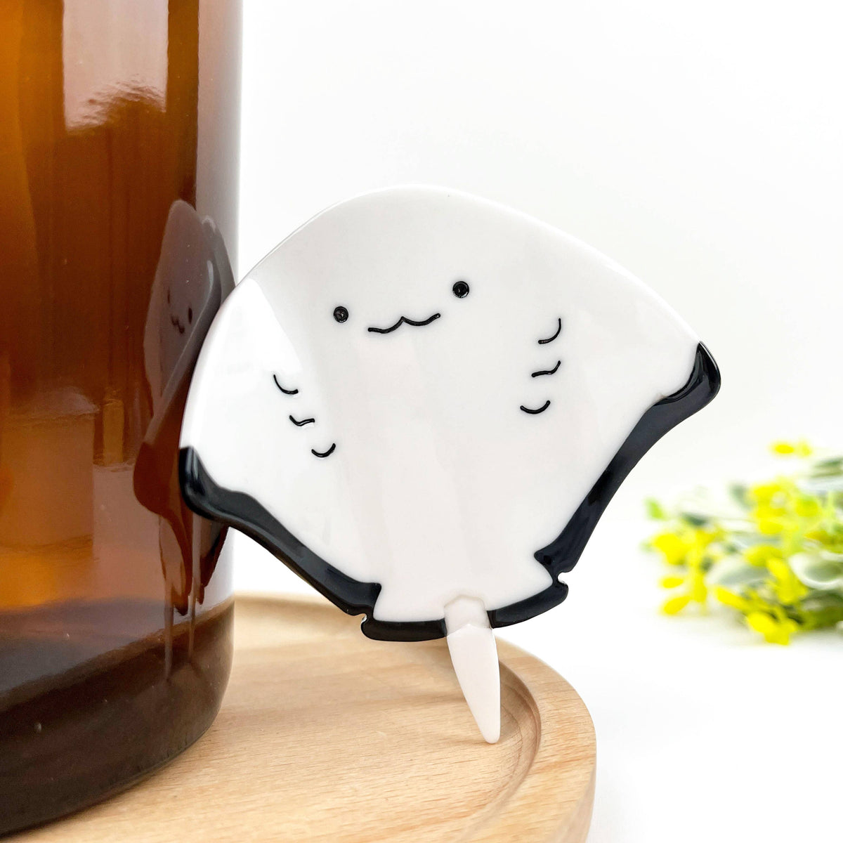 Manta Ray Hair Clip, Acetate Claw Clip