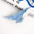Light Blue Whale Claw Clip,Animal Hair Clip