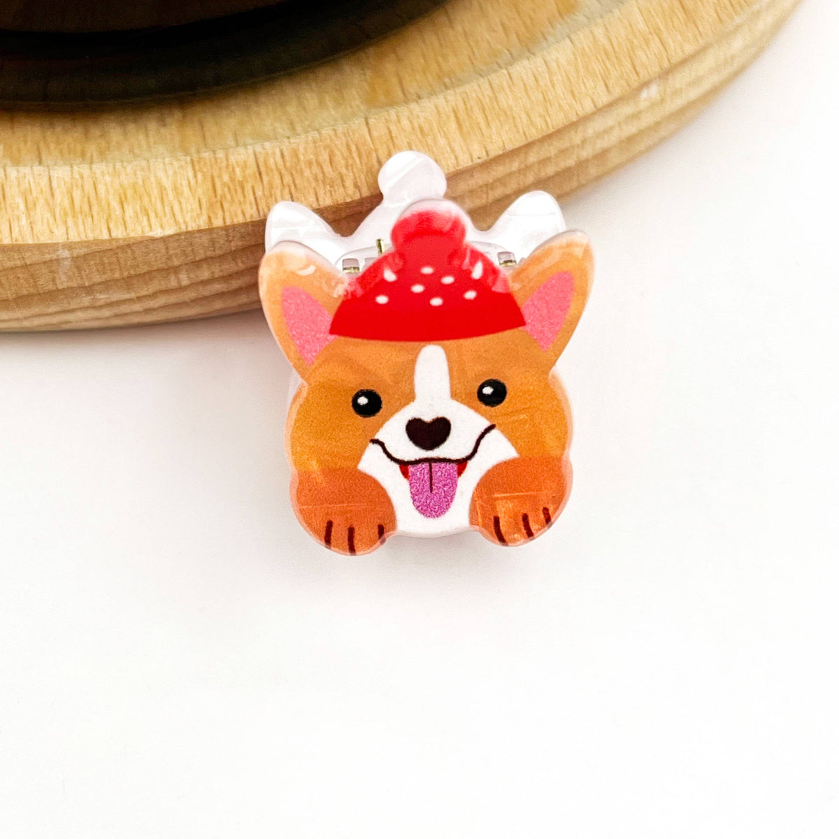 Mini Dog Series Hair Claw Clips, Cute Puppy Animal Hair Clip