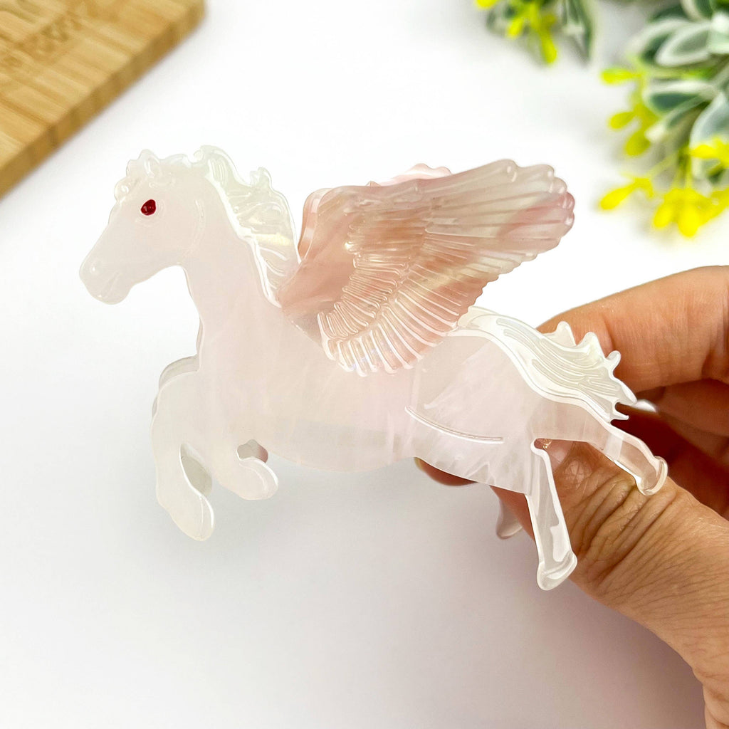 Creative Pegasus Hair Claw Clip, Acetate Animal Hair Clip