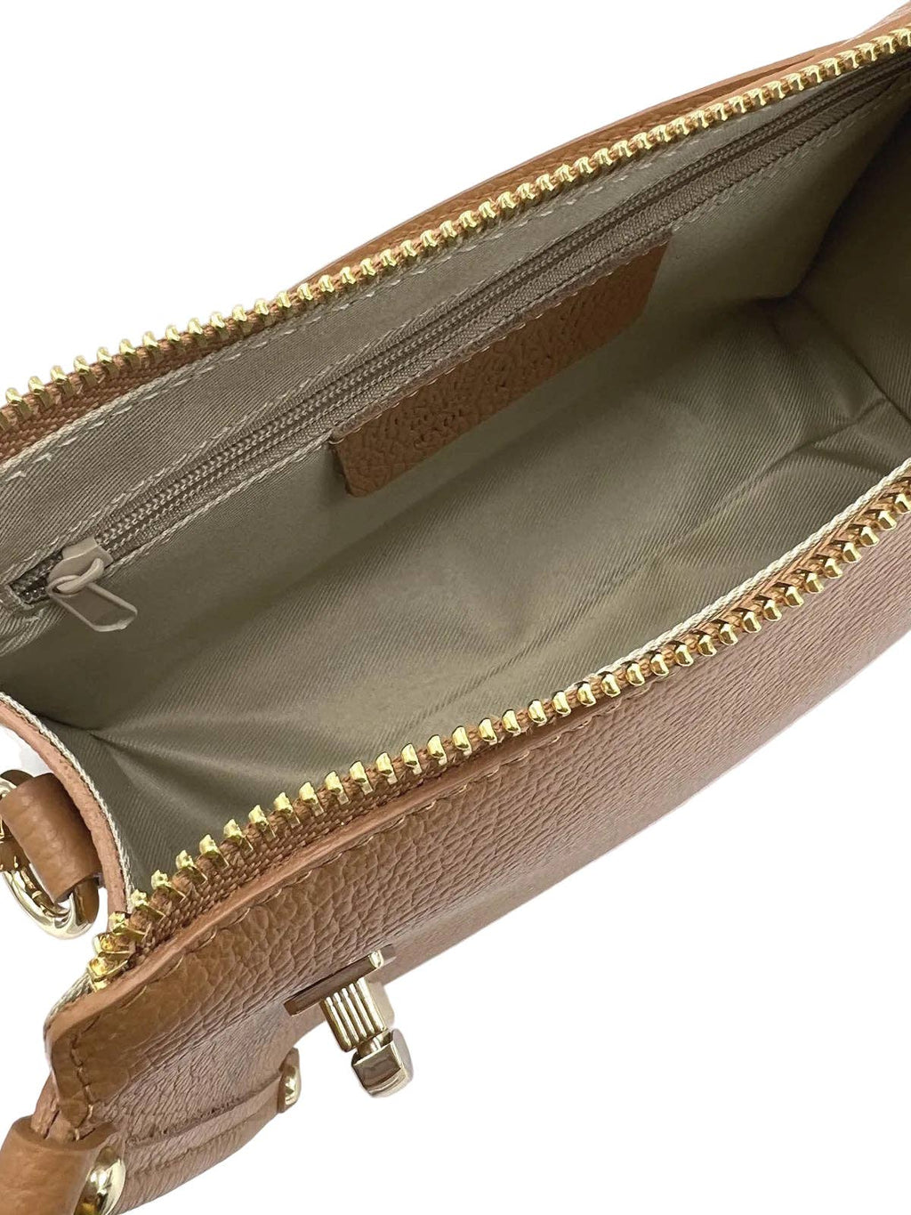 Genuine Leather Boxy Crossbody Bag, Made in Italy, art. 112759