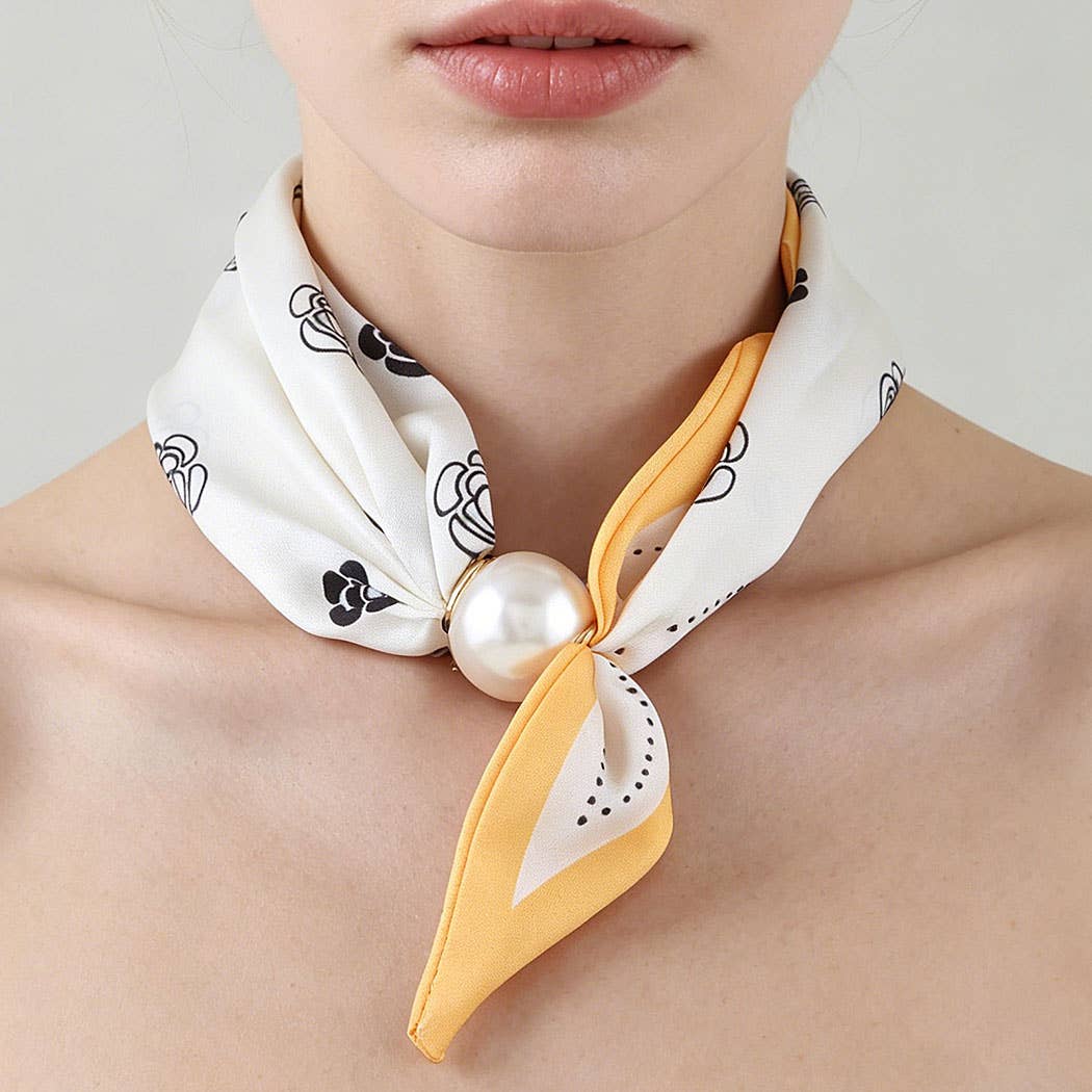 Multi Serenity Scarf Wrap Necklace