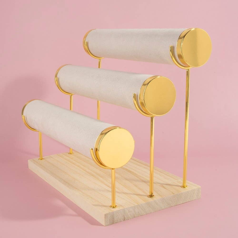 Three Tier Bracelet & Jewelry Display Stand