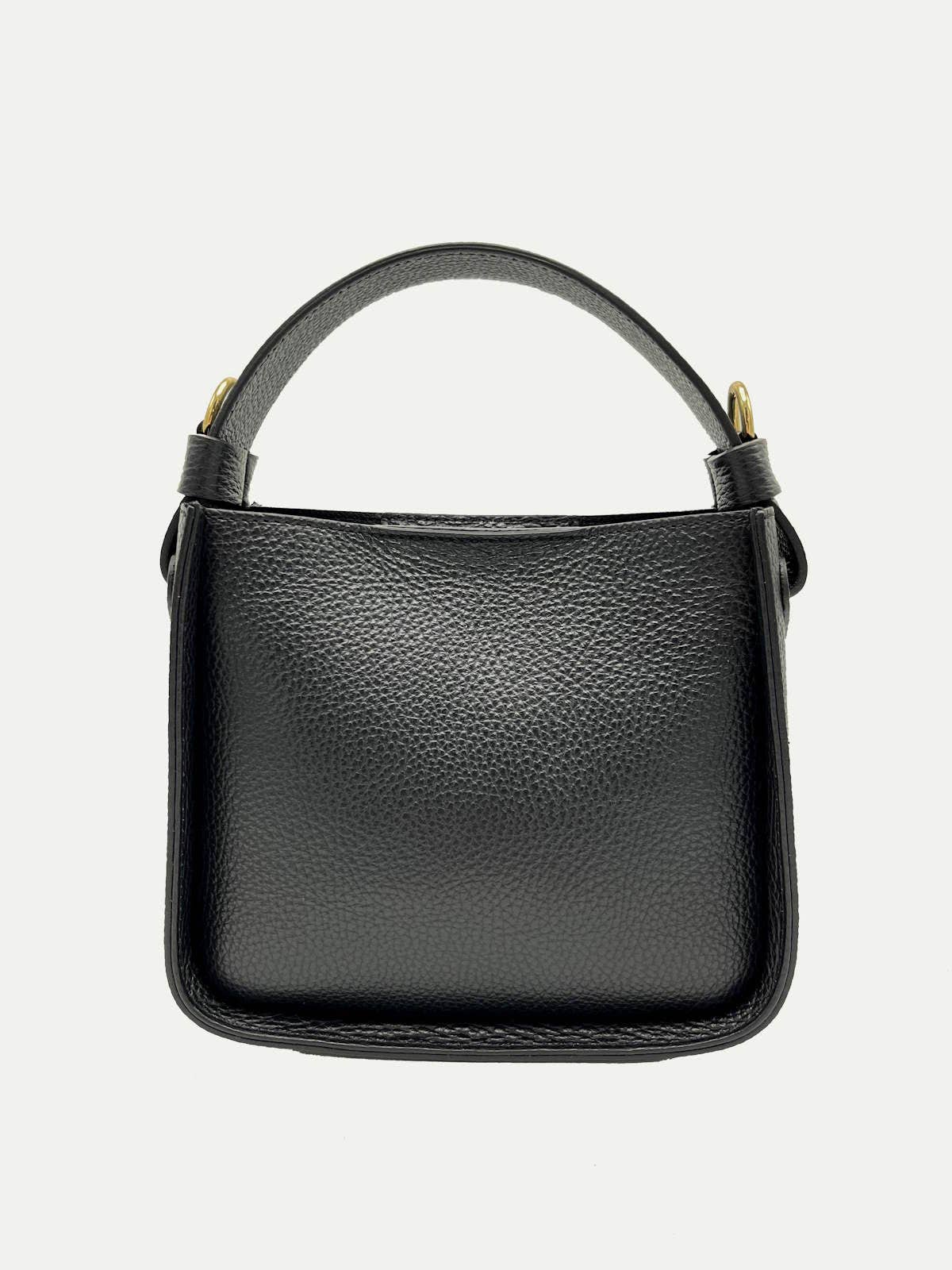 Genuine leather handbag, Made in Italy, art. 112303