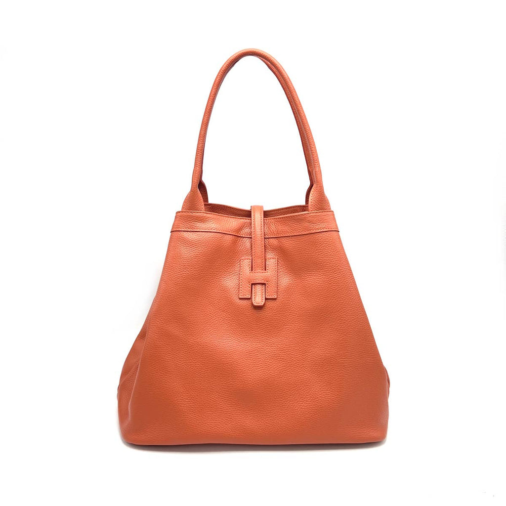 Genuine leather bag, big size, Made in Italy, art. 112477