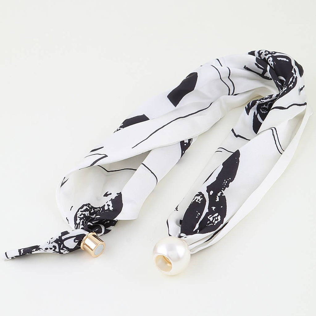 Multi Serenity Scarf Wrap Necklace