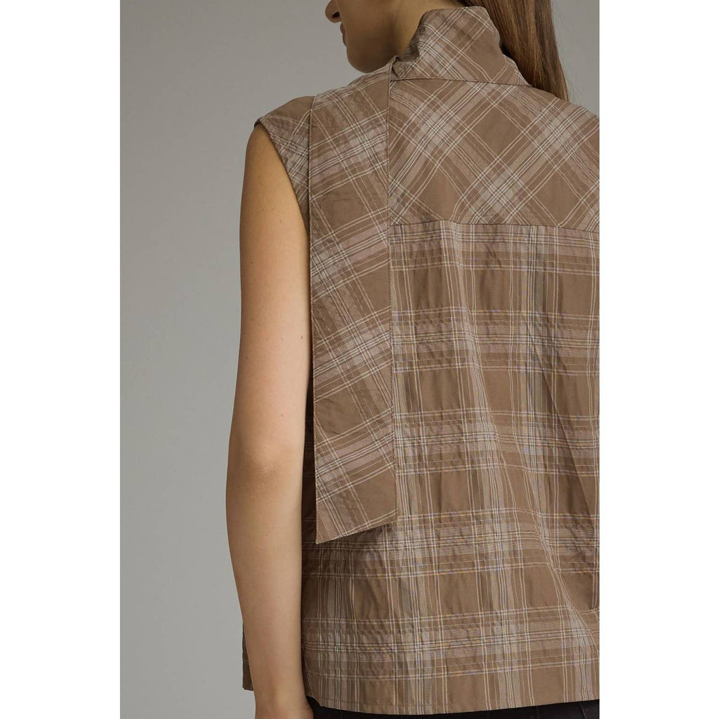NEW Plaid sleeveless top