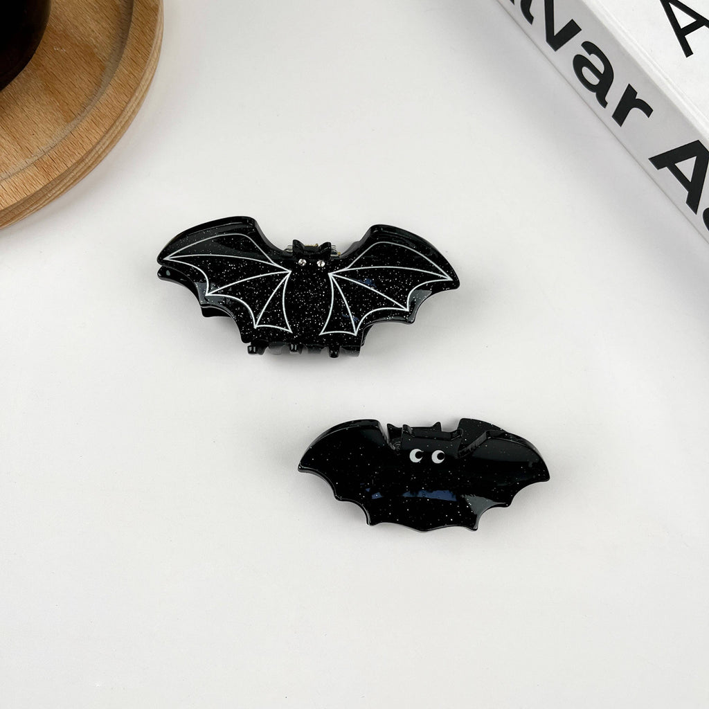 Black Bat Claw Clip,Halloween Hair Clip