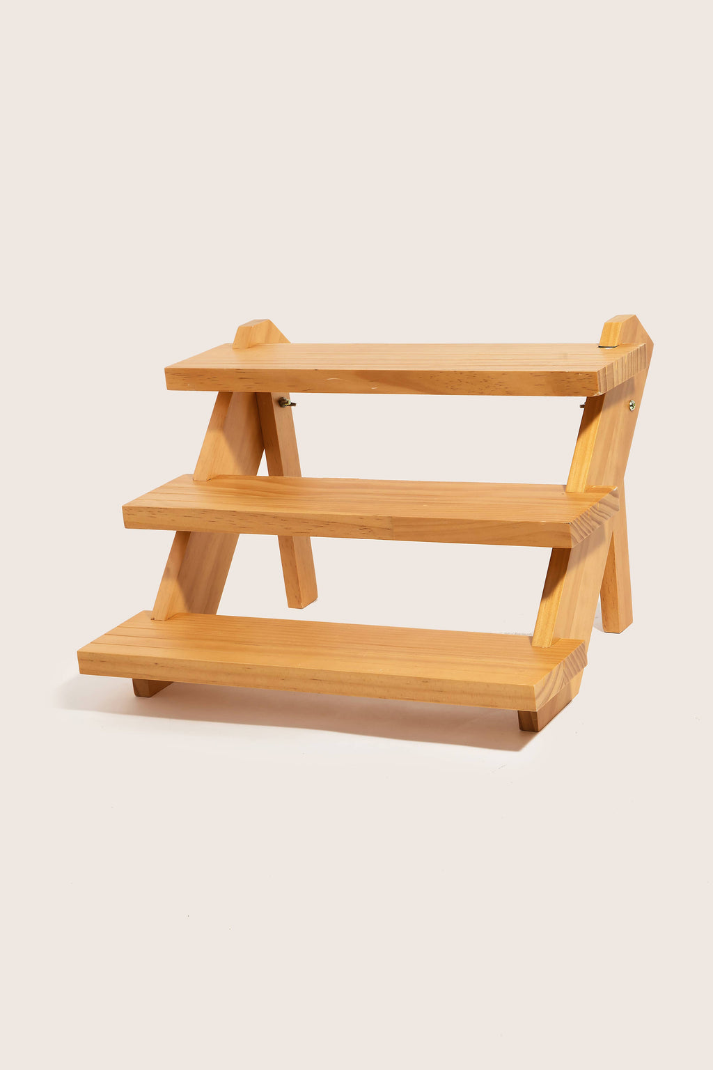 Three Tier Wooden Display