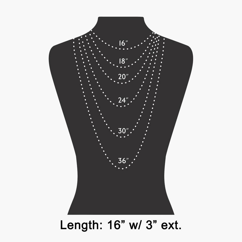 Cz Pave Cross Pendant Cable Chain Necklace