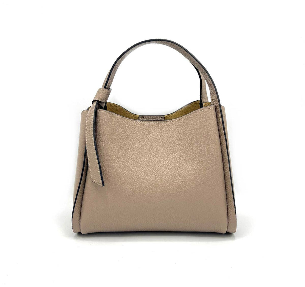 Genuine leather handbag, Made in Italy, art. 112551
