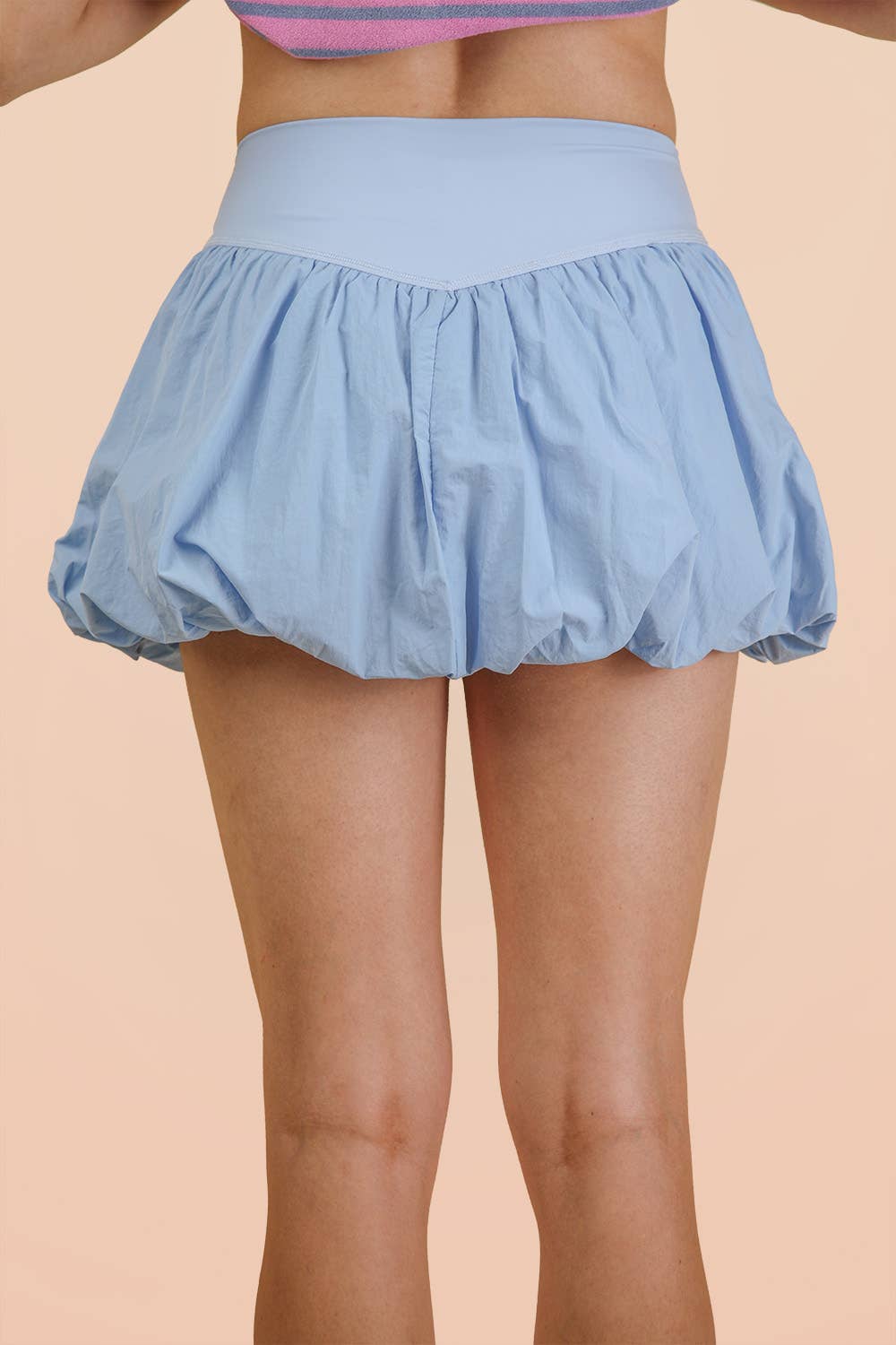 NP70968-Bubble Activewear Skirt W/ Inner Shorts