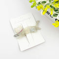 Acetate Crystal Cat Hair Clip, Elegant Rhinestone Side Clip