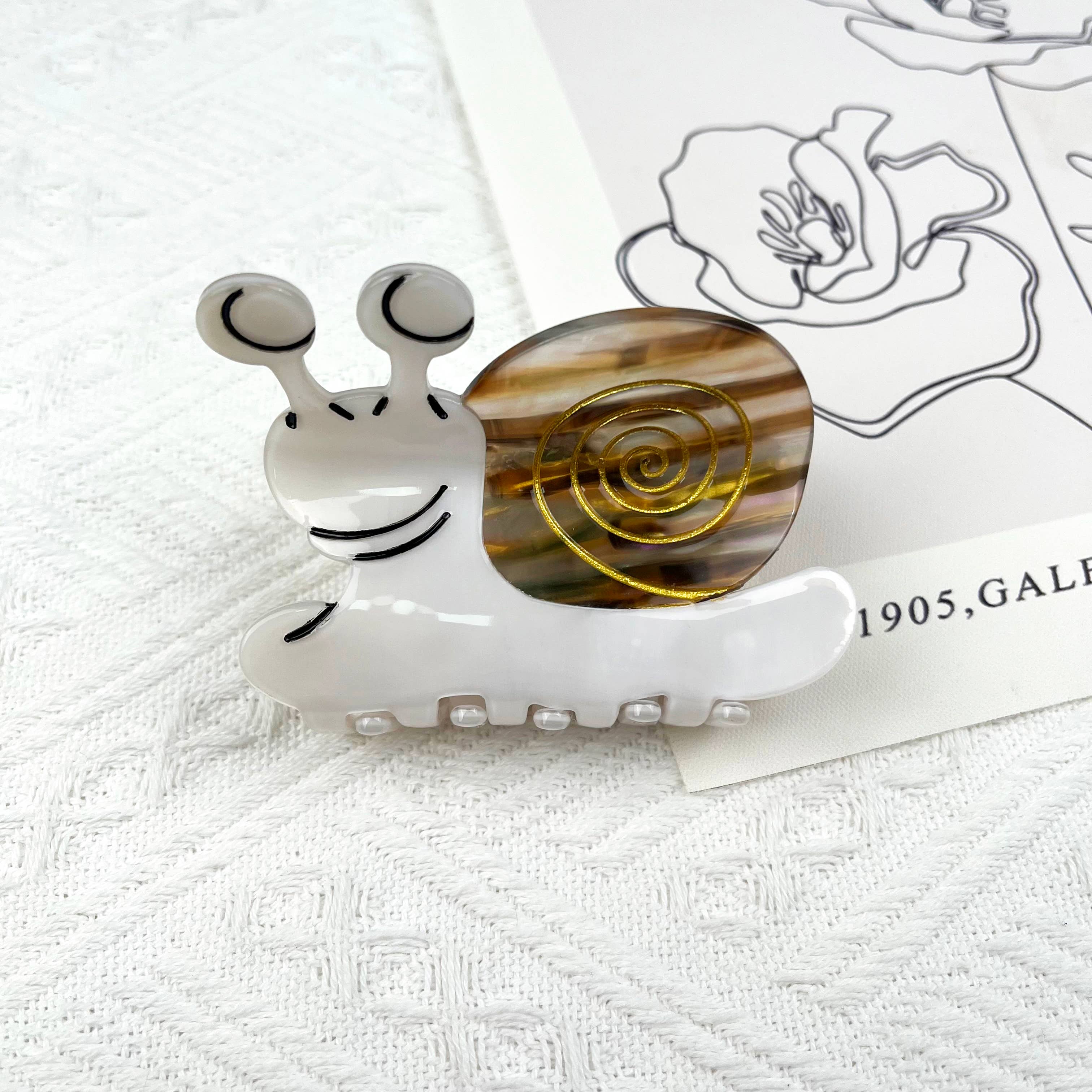 Cute Snail Hair Clip Animal Claw Clip