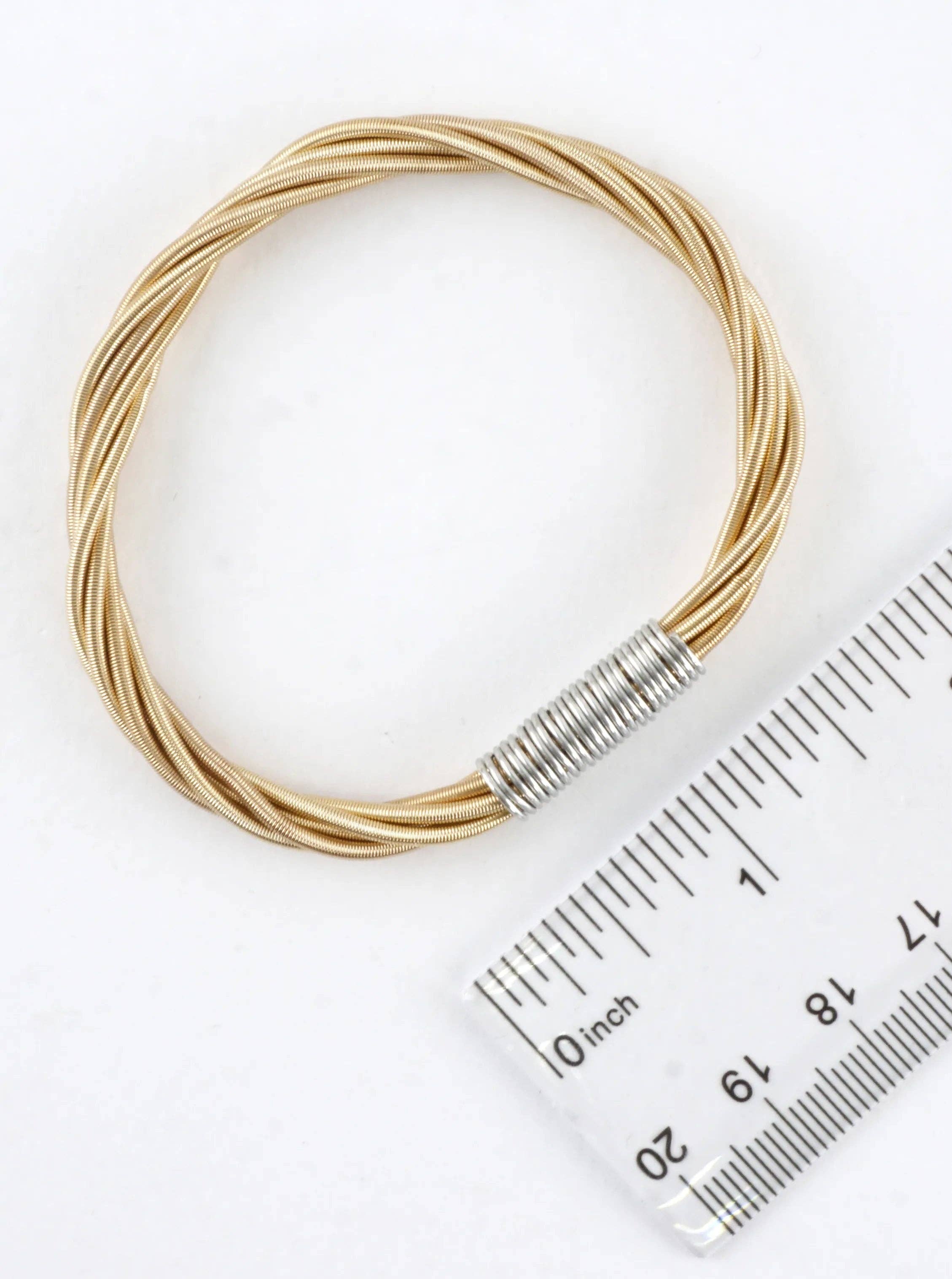 Wired Stretch Piano Wire Bracelet