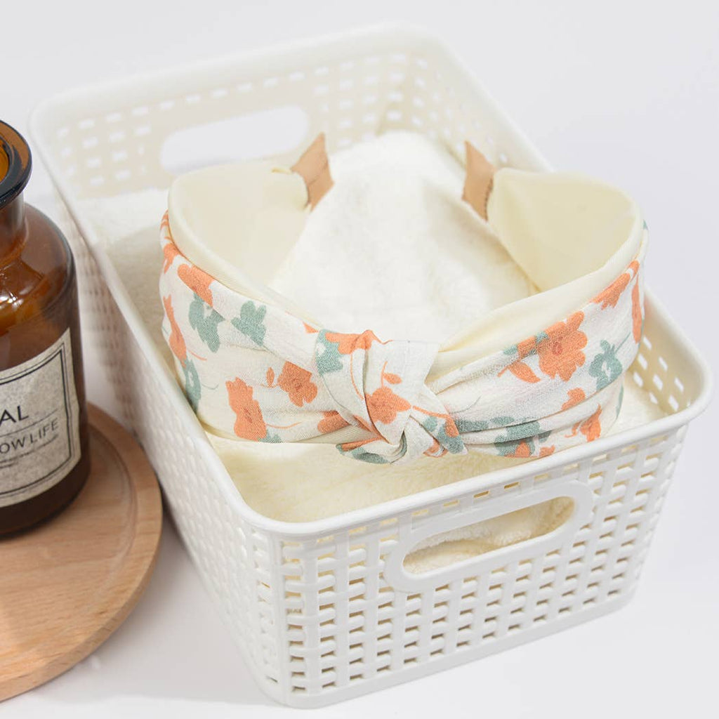 Floral Cross Knotted Headband