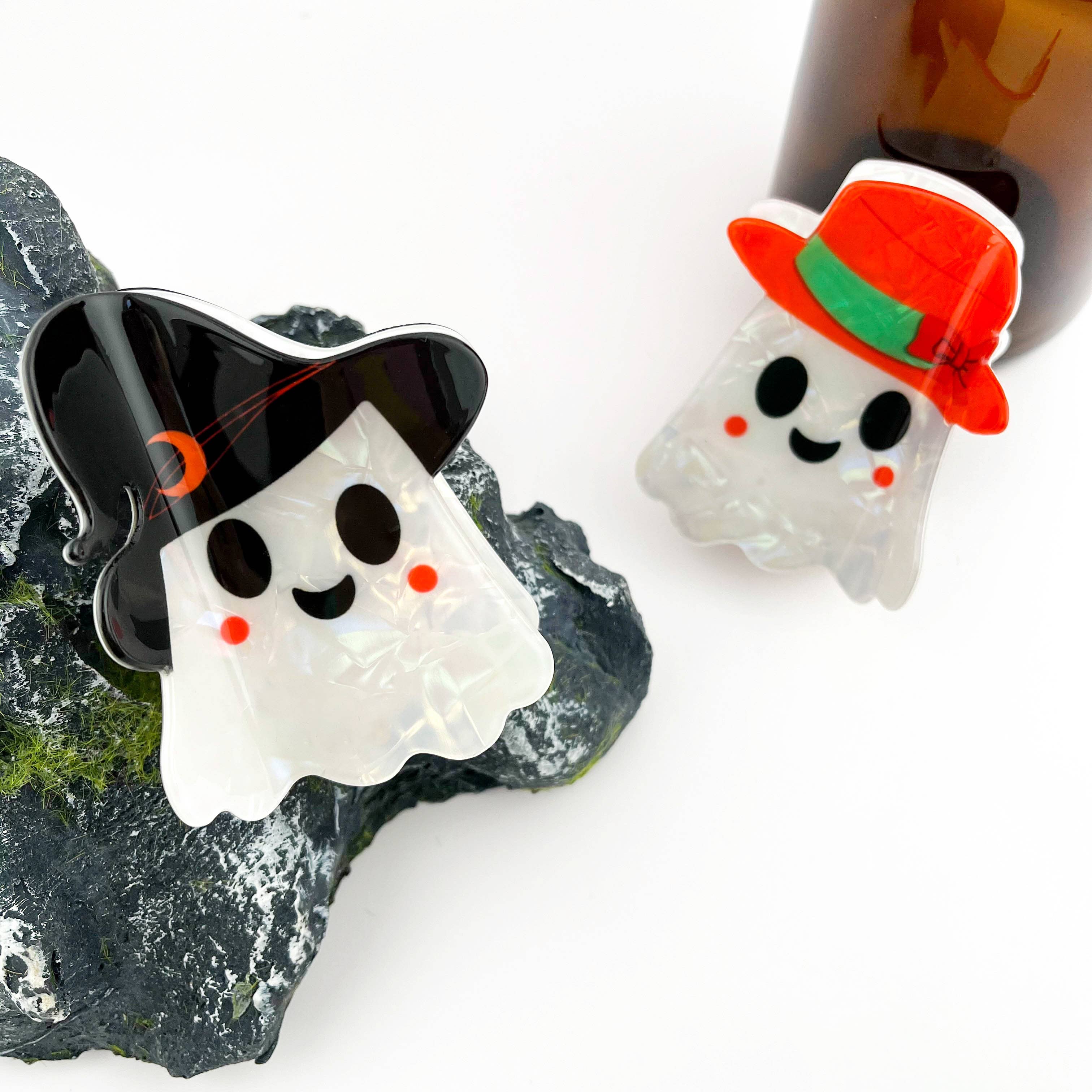 Ghost Claw Clip, Funny Halloween Hair Clip