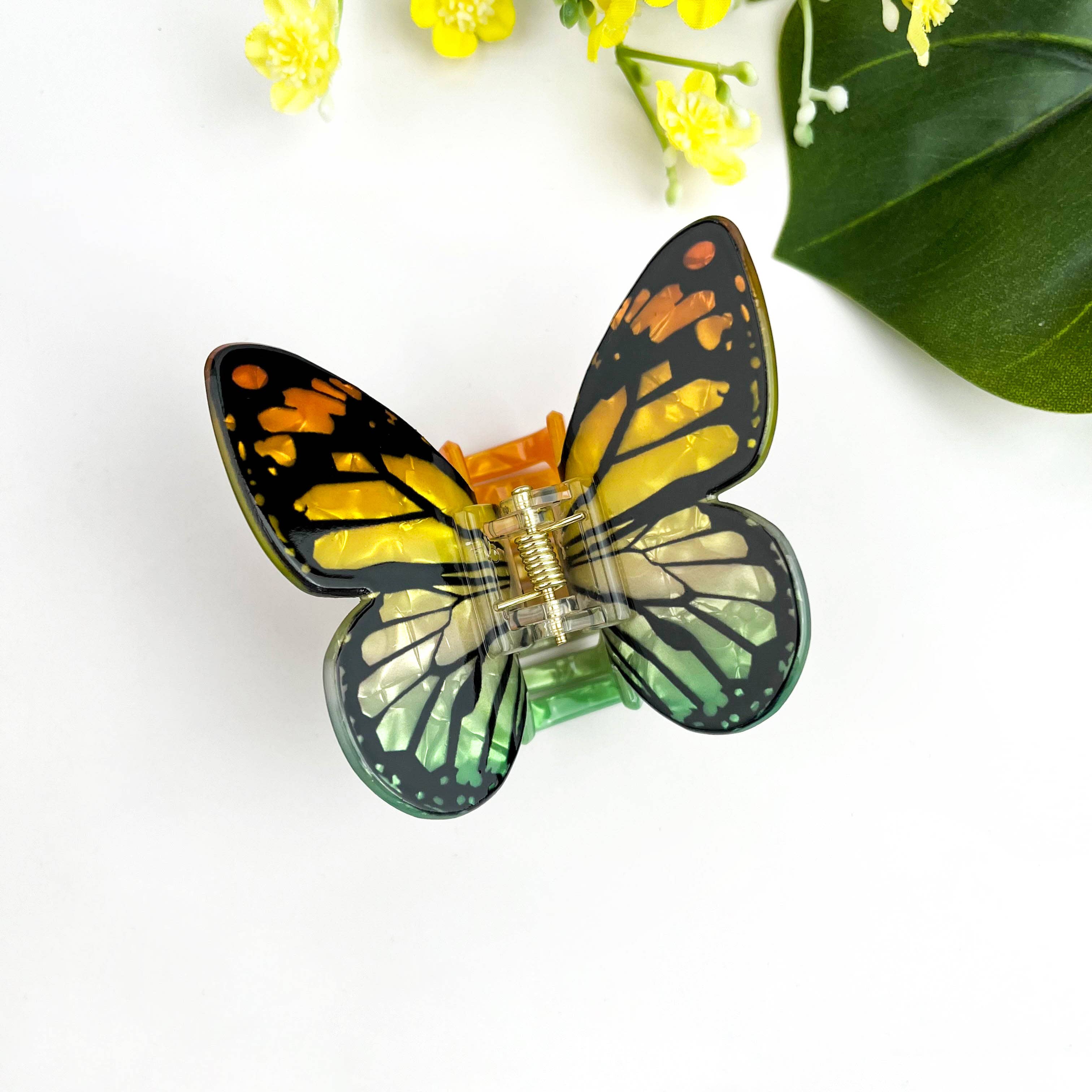 Elegant Colorful Butterfly Hair Claw Clip