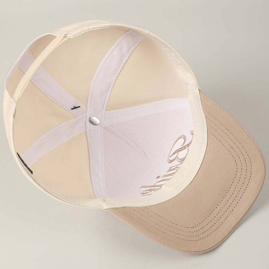 Bride Text Embroidery Two-Tone Trucker Hat